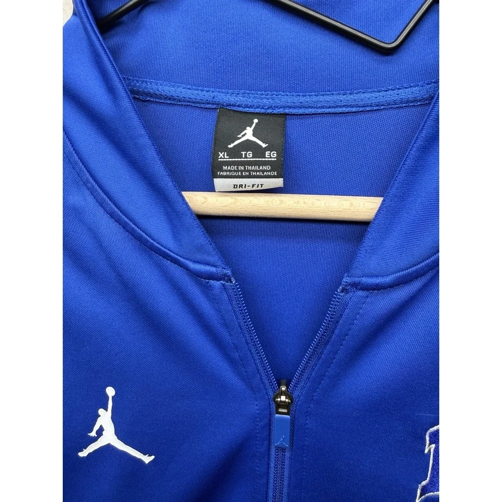 Nike Air Jordan Flight Knit Track Jacket Men XL Blue Boise State Broncos Warmup